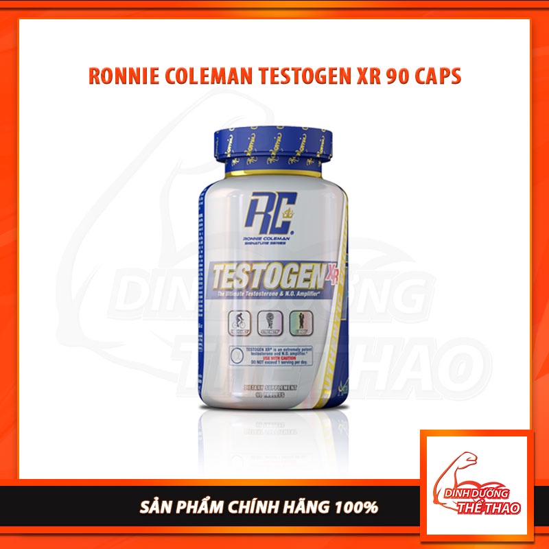 Testogen Viên Hỗ Trợ Tăng Testosteron Tăng Test và Tăng Sinh ly Giúp Tăng Cơ Ronnie Coleman Testogen XR 90 Viên