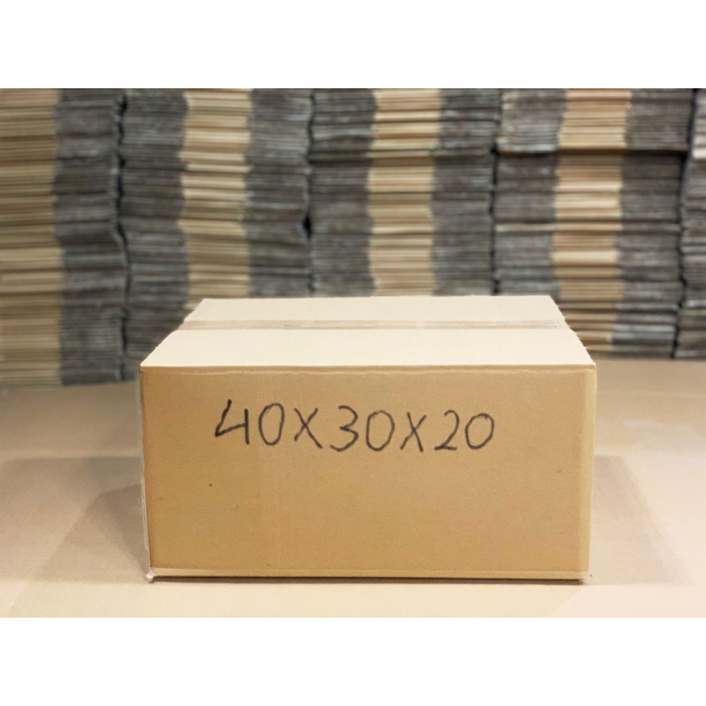 10 hộp carton 5 lớp đóng hàng 40x30x20 HUPUNACARTON thùng giấy gói hàng tiện lợi