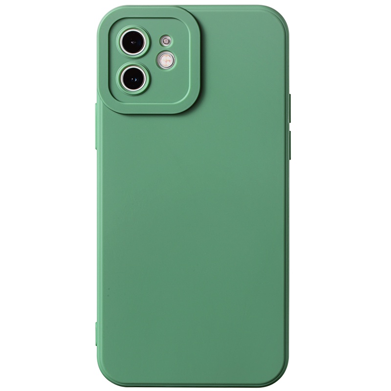 Ốp điện thoại JURSUE silicon mềm chống sốc cạnh vuông thích hợp cho iPhone 13 12 11 ProMax SE 2020 X XR XS 8 7 6S 6Plus