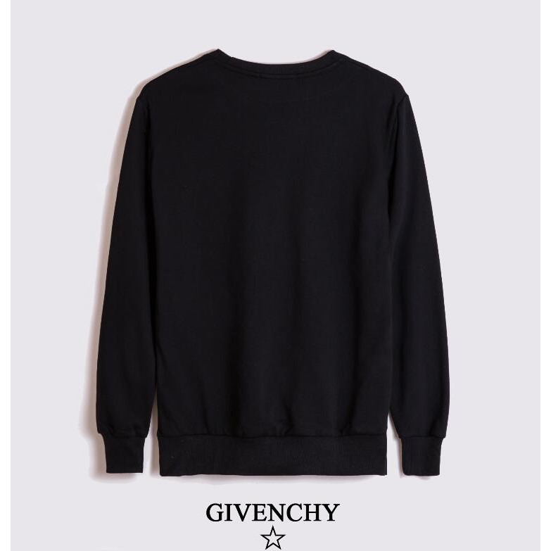 Áo Sweater Cotton Cổ Tròn Thêu Logo Givenchy Thời Trang Cho Nam Và Nữ