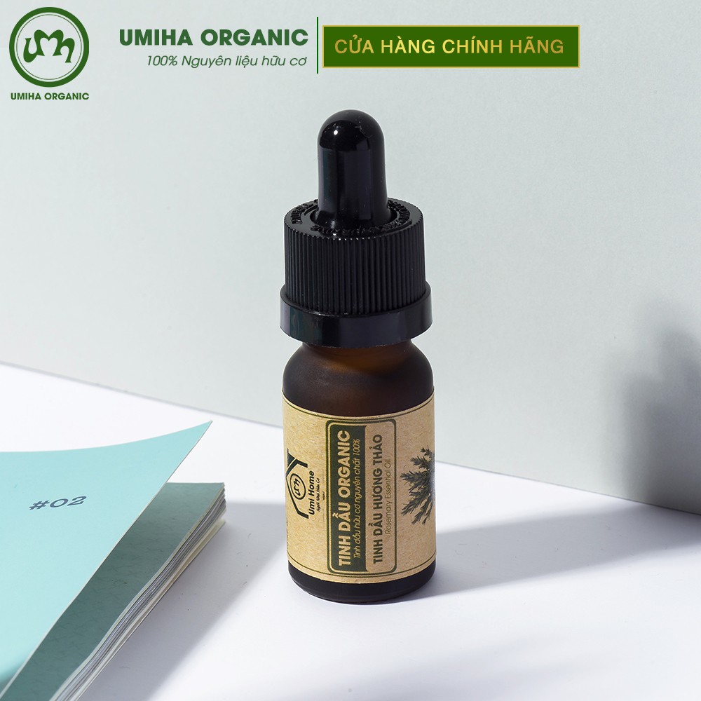 Tinh dầu Hương Thảo hữu cơ UMIHA nguyên chất | Rosemary Essential Oil 100% Organic 10ml