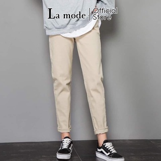 Quần Baggy Kaki Basic Form Cho Nữ Có Túi Trước Dây Rút Freesize - La mode
