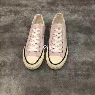 Giày Thể Thao Ulzzang Dáng Converse Tím Nhạt