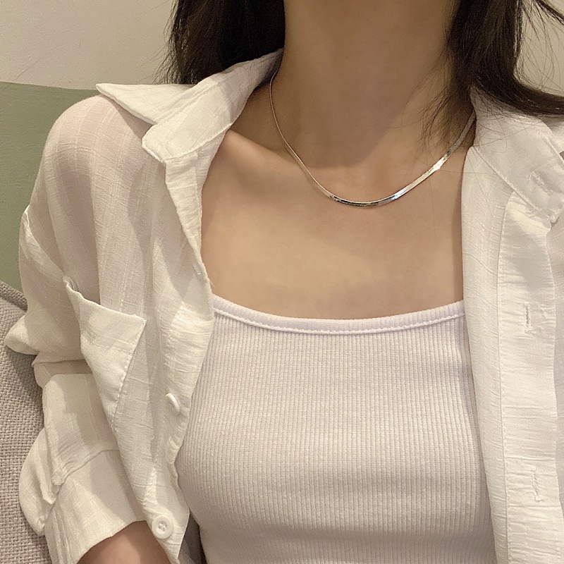 Vòng cổ Hình Xương Rắn Phong Cách hip hop Thời Trang Dành Cho Nam Nữ