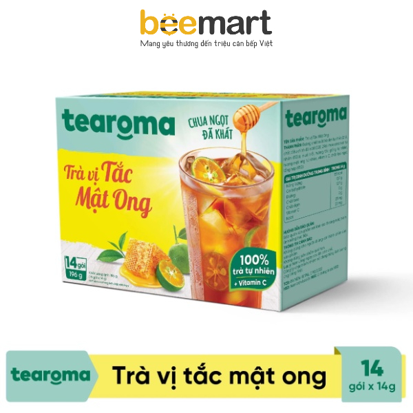 Trà Tắc mật ong Tearoma 196g (14gx14)
