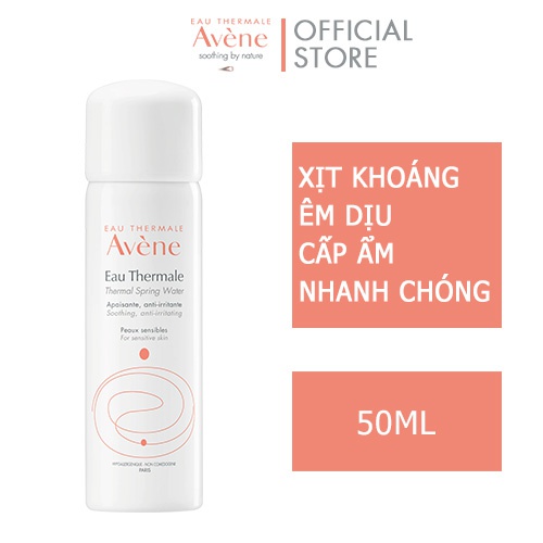 Nước khoáng làm dịu, chống kích ứng da Avène Thermal Spring Water 50ml