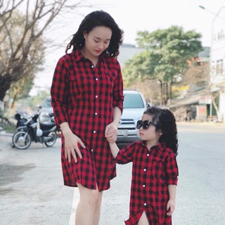 Sét váy mẹ và bé hàng thiết kế đủ sz