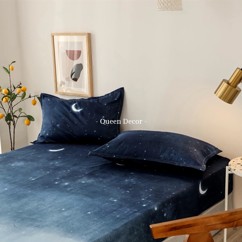 Ga Giường Ga Trải Nệm Cotton Poly M6 M8 Nhiều Họa Tiết (Bo Chun Miễn Phí) - Queen Decor | BigBuy360 - bigbuy360.vn