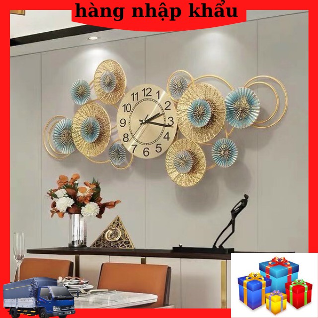 [ HÀNG NHAAPH KHẨU ] Tranh Trang Trí Đồng Hồ Nghệ Thuật Decor Phong Cách Mới MH 001 -đồng hồ treo tường đẹp