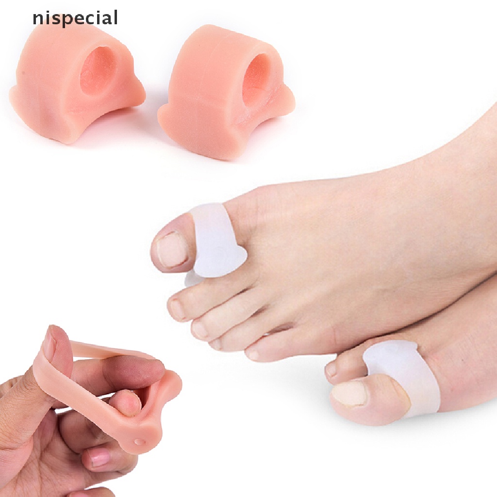 (Hàng Mới Về) Cặp Đệm silicone Đeo Ngón Chân Giảm Đau Hiệu Quả