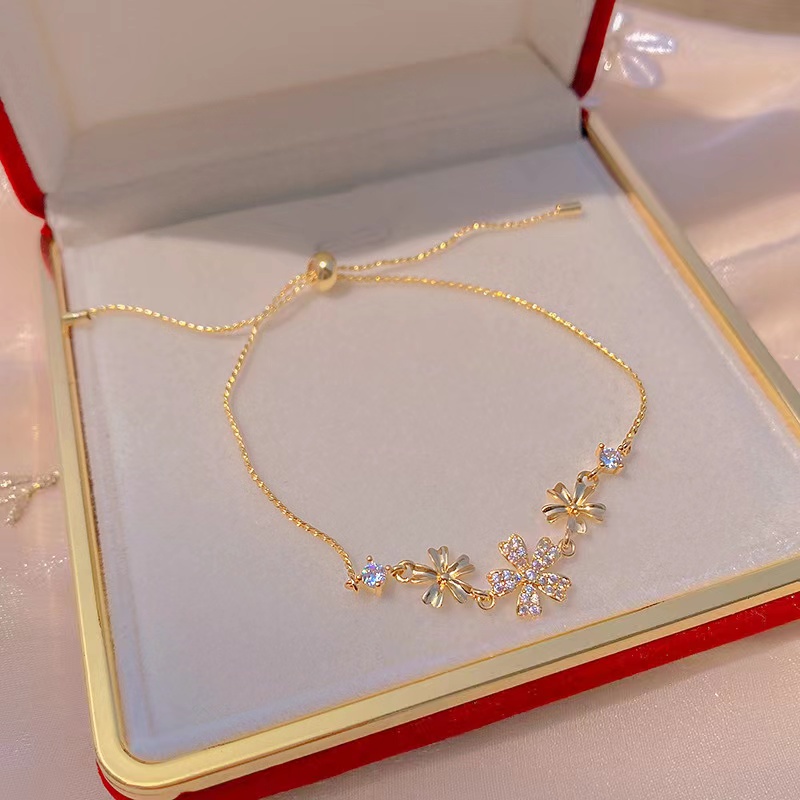 Vòng Tay Đá Opal Hình Trái Tim Thời Trang Cho Nữ