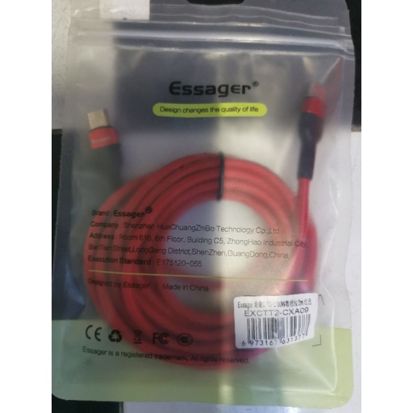 Cáp C to C 60w 2m Essager