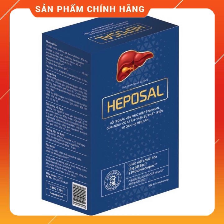 HEPOSAL - Duy Trì Sức Khỏe Đường Dài Của Gan.