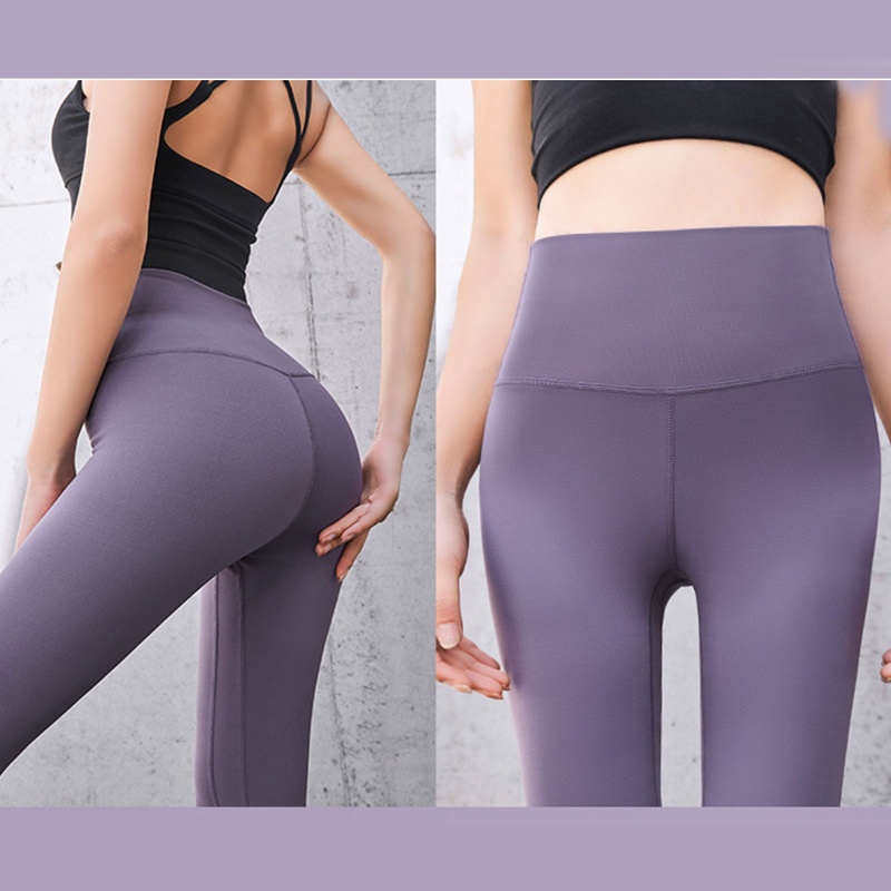 Quần Legging Thể Thao Lưng Cao Không Nhìn Xuyên Thấu Cho Nữ