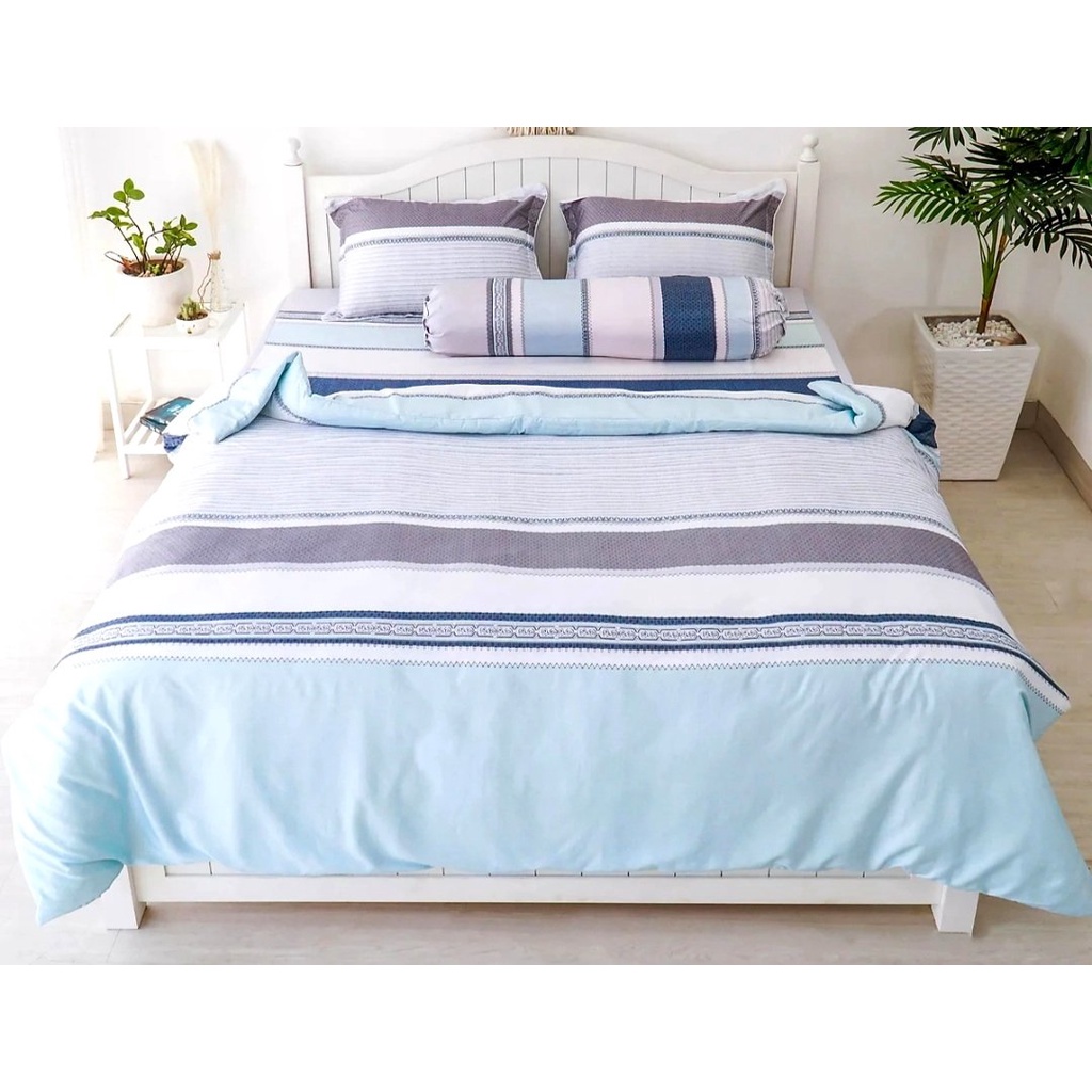 🔥GIẢM 50%🔥TRỌN BỘ CHĂN GA LỤA TENCEL BỘ 4, 5 MÓN GỒM CHĂN SIÊU MÁT MỊN, CHĂN (MỀN) CHẦN BÔNG CAO CẤP SIÊU MÁT_NEMTOT HCM