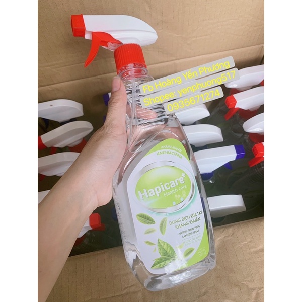 XỊT KHỬ KHUẨN 500ml HAPICARE
