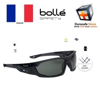Kính BOLLE  tròng đen chống phân cực MERPOL MERCURO Grey Polarised (kèm hộp và túi)