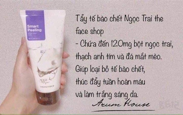 TẨY DA CHẾT SMART PEELING THE FACE SHOP 150ml