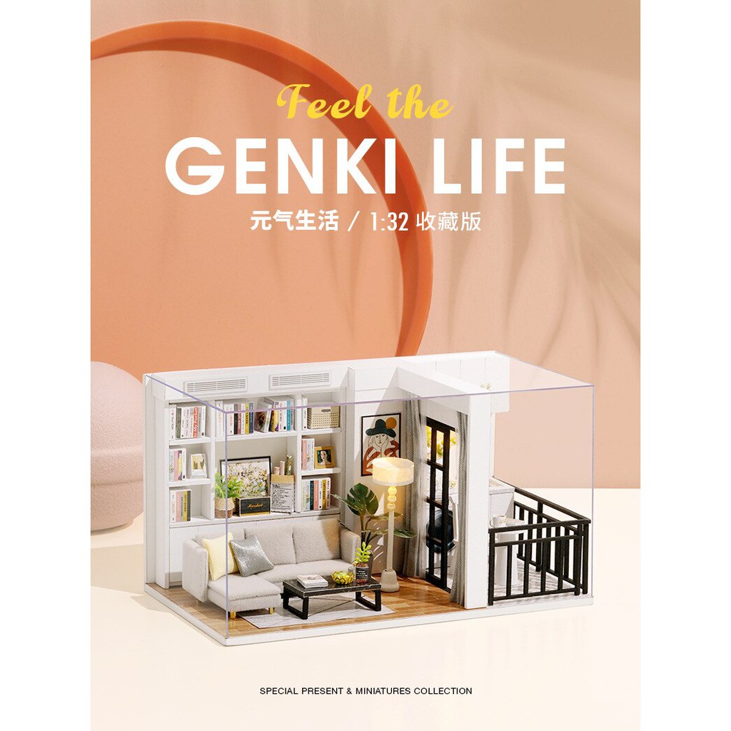 Mô Hình Nhà Gỗ DIY Vitality Life QT005