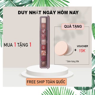 (Tặng bút kẻ viền môi cao cấp) Bảng phấn mắt SOFT EYE SHADOW 9 màu SIÊU HOT