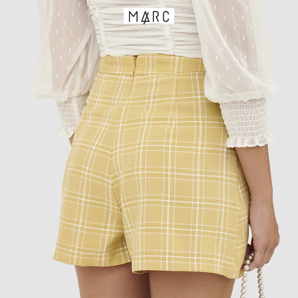 Váy nữ MARC FASHION skort caro nhấn dây kéo | BigBuy360 - bigbuy360.vn
