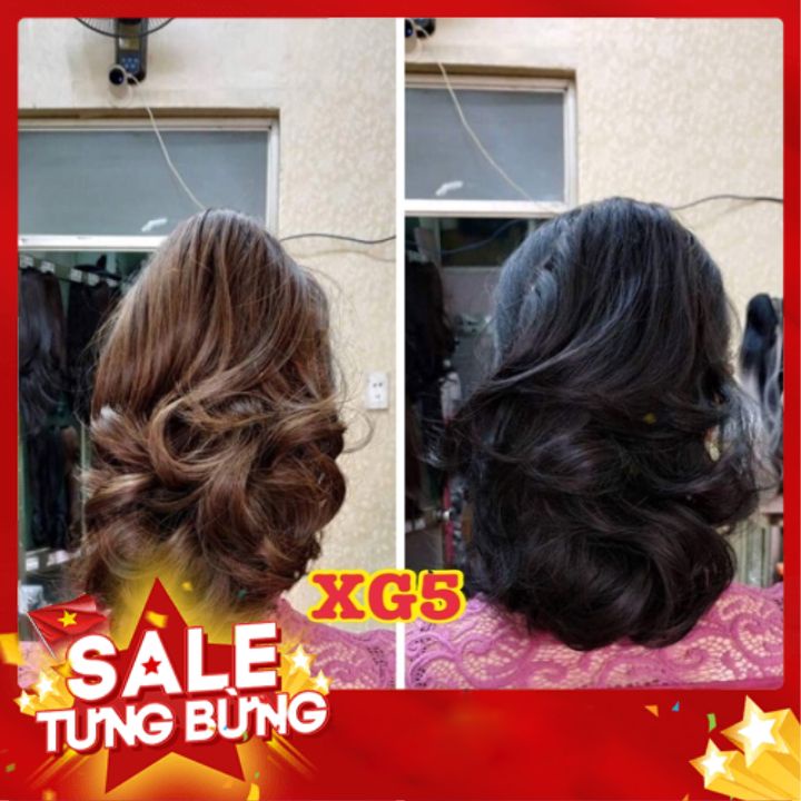 Tóc Giả Nữ Ngoạm Xoăn Dài 30cm Đuôi Ngựa Xinh Xắn 🔸Bichngocvic' s Shop