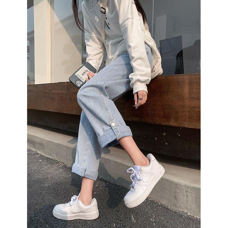 Quần Denim Nữ Ống Đứng