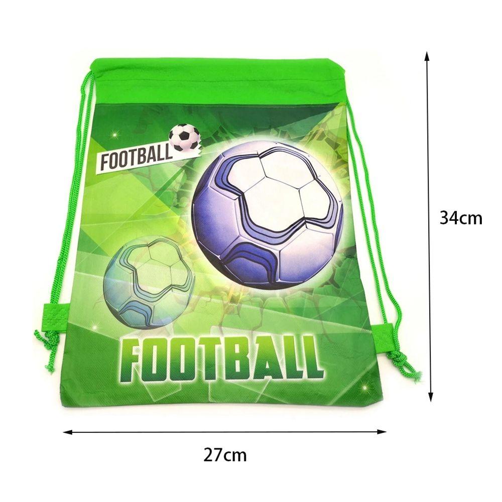 Túi Dây Rút Chất Liệu Vải Không Dệt In Họa Tiết Hoạt Hình Chủ Đề Bóng Đá