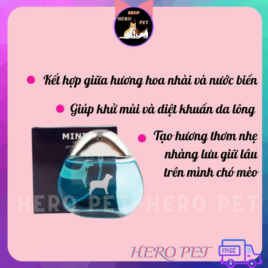 Nước hoa chó mèo AIGOUGOU (Nhật) 50ml - HERO PET