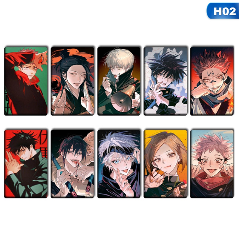 Bộ 10 thẻ ảnh nhân vật Jujutsu Kaisen Storu