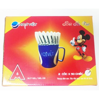 Cốc 48 bút chữ A Hoa Việt