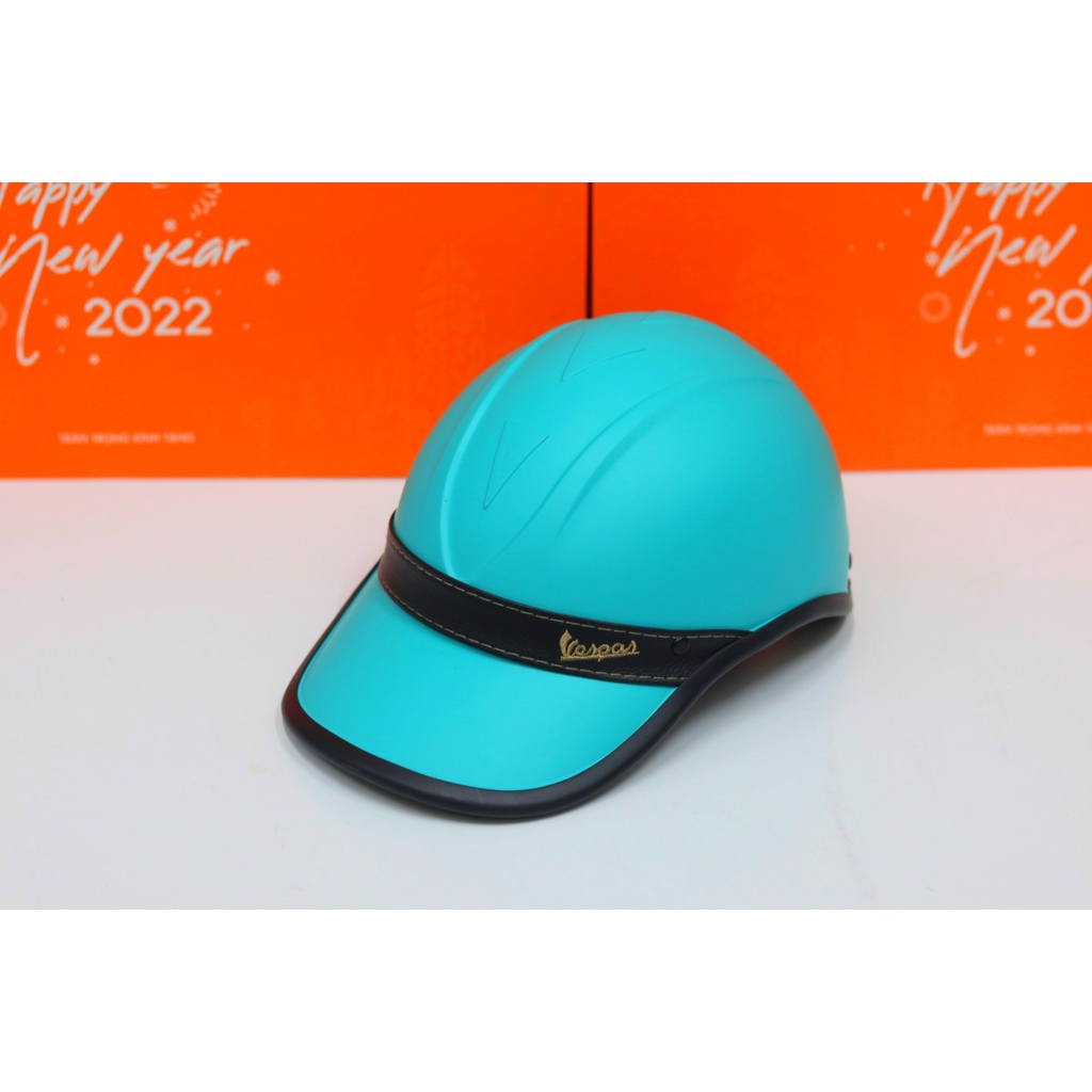 Mũ Bảo Hiểm Lưỡi Trai VESPA Có Lỗ Phía Sau