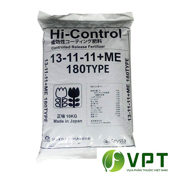 - PHÂN TAN CHẬM CHÌ NHẬT BẢN 13-11-11 + ME Gói 1Kg hàng nhập khẩu.