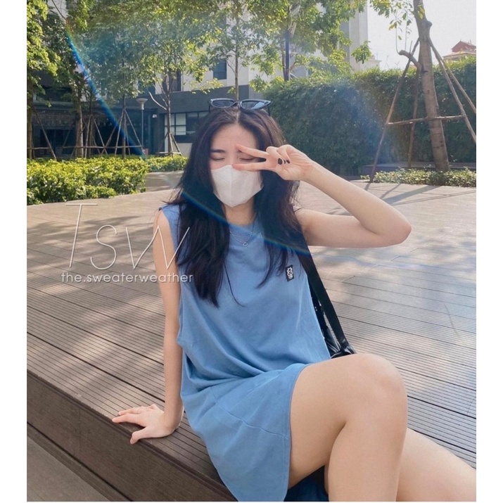 VÁY BA LỖ TANK TOP KÈM BRA LIỀN SIÊU NĂNG ĐỘNG ( hàng QCL1)