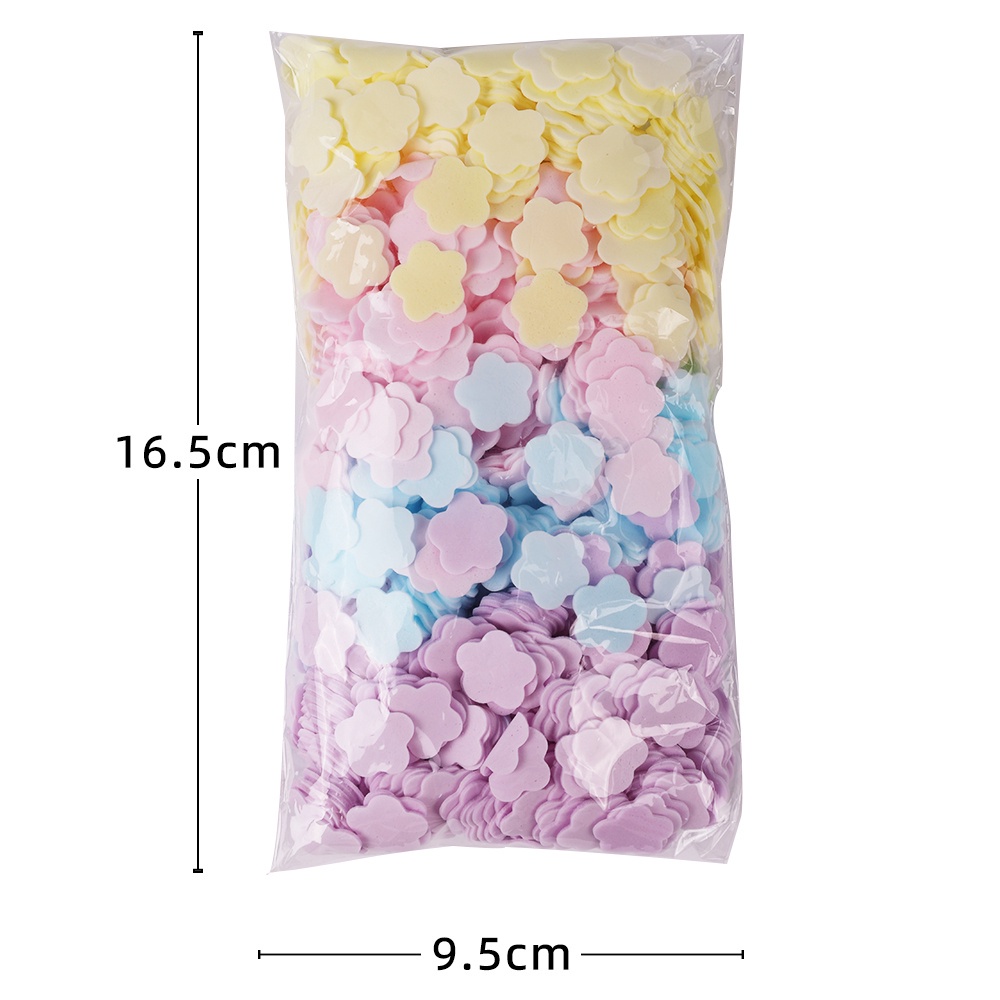 Set 1000 Miếng Xà Phòng Giấy Hình Bông Hoa Mini Dùng Một Lần Tiện Dụng Khi Đi Du Lịch