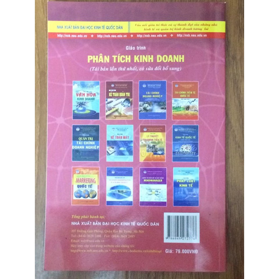 [ Sách ] Giáo Trình Phân Tích Kinh Doanh - GS.TS Nguyễn Văn Công | BigBuy360 - bigbuy360.vn