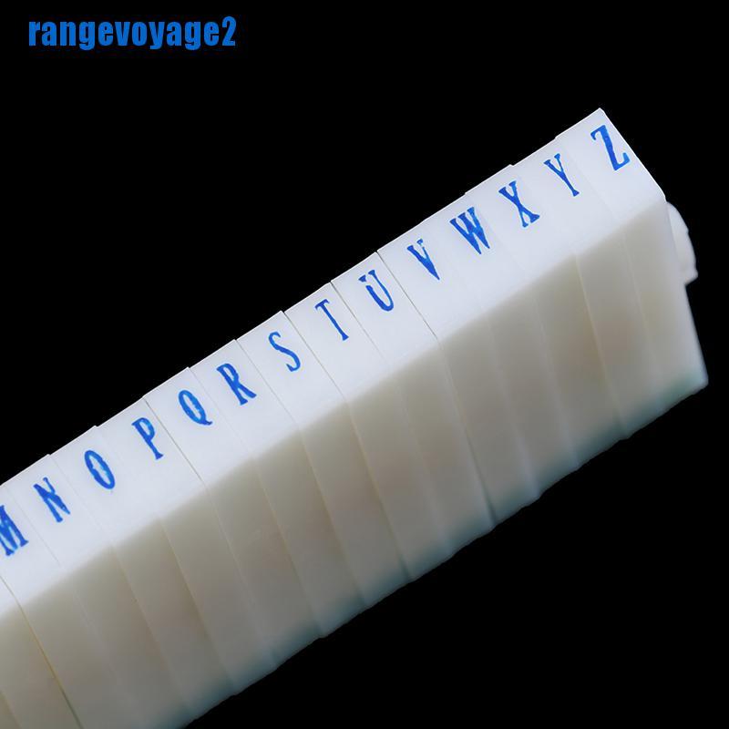 [ready stock] 1 Set English Alphabet Letters Numbers Rubber Stamp Free Combination Diy Craft【vn】