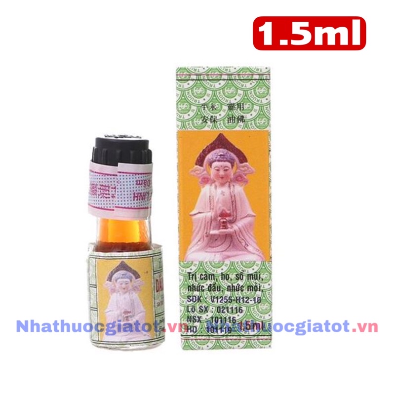 [Chai 1.5ml &amp; 5ml] Dầu Gió Phật Linh Trường Sơn