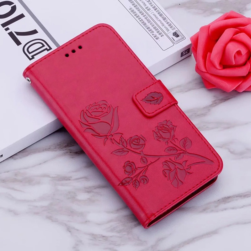 Vỏ Bao Da PU Điện Thoại Nắp Lật Kiêm Ví Có Thể Làm Giá Đỡ Cho OPPO Realme 5 Realme 5S Realme 5I Realme C3 Realme C3I Realme 6i