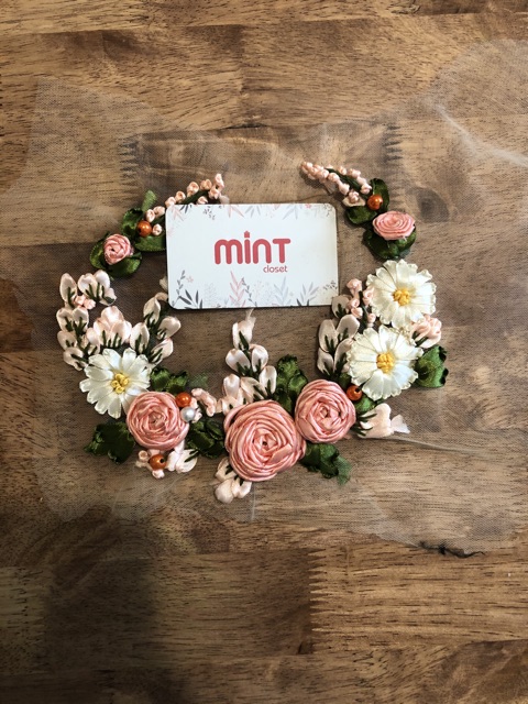 Hoa ruy băng đính áo đầm váy | BigBuy360 - bigbuy360.vn