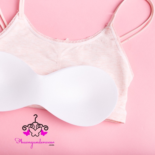 Áo bra cotton học sinh hai dây nhỏ