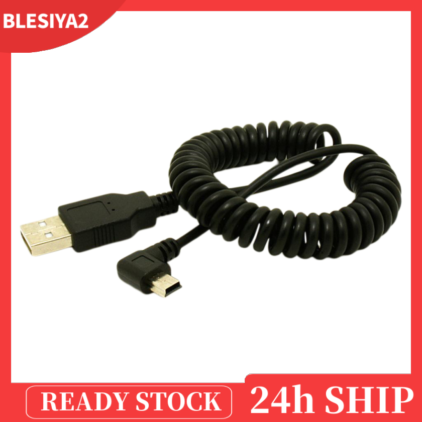 (Hàng Mới Về) Dây Cáp Chuyển Đổi Usb 2.0 Đầu Đực Sang Mini Usb 2.0 Có Thể Cuộn Lại Được | BigBuy360 - bigbuy360.vn