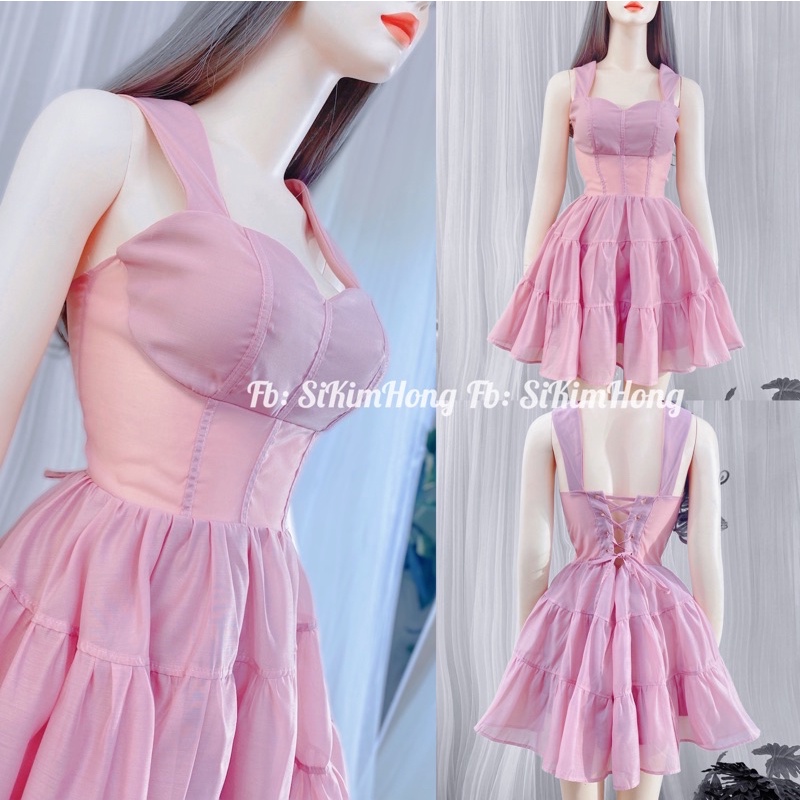 [Mã FAMARAL1 giảm 10K đơn 50K] ĐẦM ĐAN DÂY LƯNG THIẾT KẾ 2 lớp chuẩn sịn ( Ảnh shop chụp thật 100%) | BigBuy360 - bigbuy360.vn