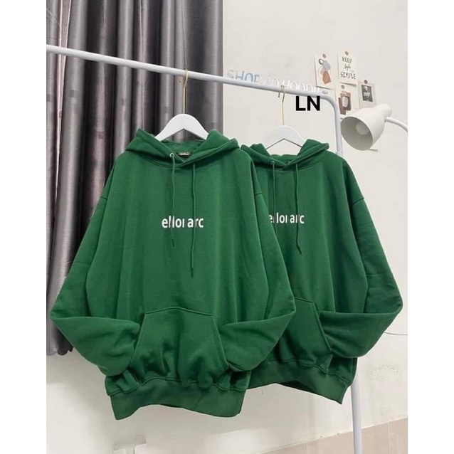 Áo hoodie ELLON ARC mũ 2 lớp DA6