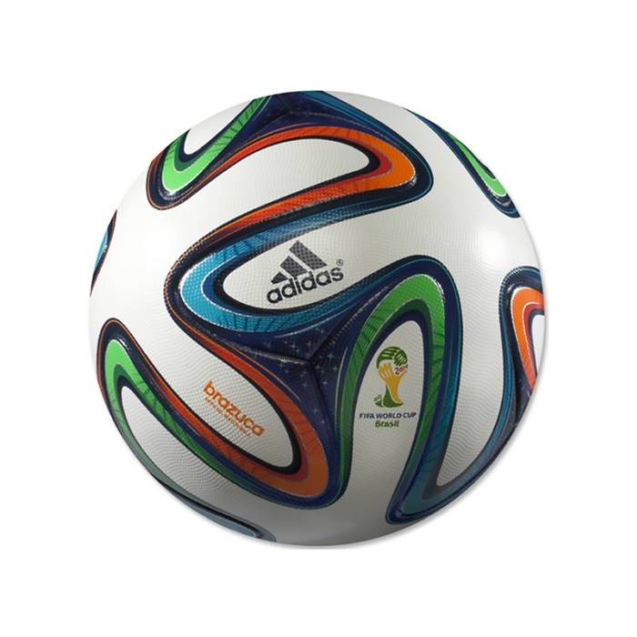 Quả bóng đá WC 2014 Brazil Size 4+ 5, bóng đá đúc WC mẫu mới nhất + Tặng kim bơm, túi lưới Bảo Hành Da 12 Tháng