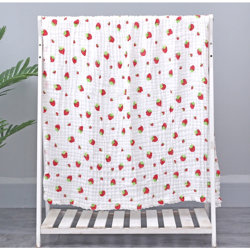 Khăn xô tắm cho bé 6 lớp 100% Cotton, Khăn tắm xô đa năng siêu mềm và siêu thấm Thị Nắng Store