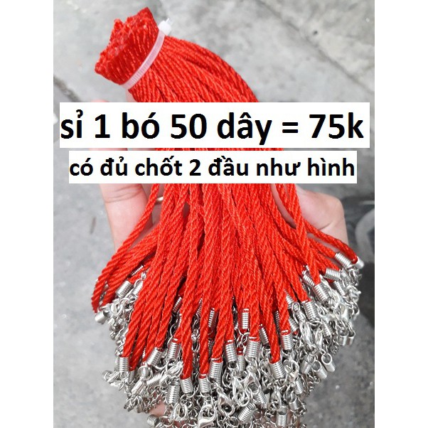 Combo dây bấm sẵn : 50 dây / 1 bó ( giá 1,5k / dây ) [ Có đủ chốt đầu dây như hình ]