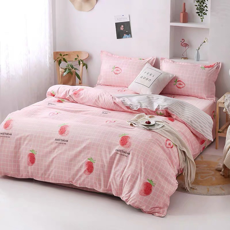 ✅[FREESHIP] [VIDEO THẬT] Tổng hợp Set chăn ga nhập khẩu-chất liệu cotton poly thần thánh siêu rẻ