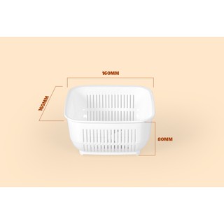 Rổ đựng thực phẩm Biozone 16cm KB-BA16W