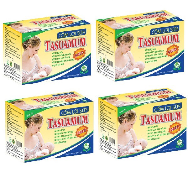 Cốm lợi sữa Tasuamum Gold - Hộp 20/40 túi